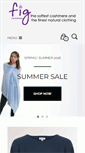 Mobile Screenshot of figcashmere.com