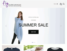 Tablet Screenshot of figcashmere.com